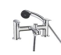 Bristan Opus Bathroom Taps, Chrome Bath Shower Mixer tap | OPS BSM C, Modern design, Matching bathroom sink taps available, Lifetime Cover