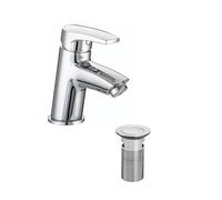 Bristan OR BAS C Orta Basin Mixer with Clicker Waste - Chrome Plated