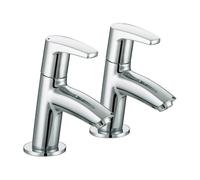 Bristan Orta Basin Taps | Chrome | Metal | 50mm x 120mm