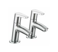 Bristan Orta Basin Taps | Chrome | Brass | 50mm x 120mm