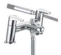 Bristan Orta Polished Chrome Effect Deck-Mounted (2Th) Shower Mixer Tap