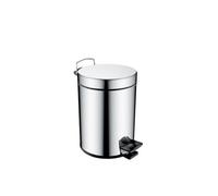 Bristan Pedal Waste Bin | Chrome | Brass | 277mm x 288mm x 205mm