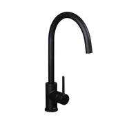 Bristan Pistachio Easyfit Monobloc Sink Mixer Black (PST EFSNK BLK) | Modern Design, Swivel spout, Top fix EasyFit installation, Single lever operation, Kitchen mixer tap, Lifetime Cover