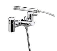 Bristan PM BSM C Prism Pillar Bath Shower Mixer, Chrome Plated
