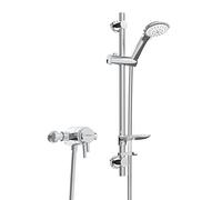 Bristan PM2 CSHXAR C Prism Exposed Concentric Valve with Adjustable Riser, Chrome, Shower w/Kit