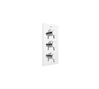 Bristan PM2 SHC3STP C Prism Recessed Thermostatic Dual Control Shower Valve with Two Integral Stopcocks, Chrome