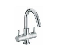 Bristan Prism 2 Handle Mono Basin Mixer Tap | Chrome | Brass | 36mm x 243mm