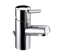 Bristan Prism Bathroom Taps, Chrome Basin Mixer tap | PM BAS C, Modern design, Includes pop-up waste, Bathroom sink taps, Matching bath taps and showers available, Lifetime Cover