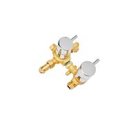 Bristan Prism Recessed Thermostatic Dual Control Shower Mixer Valve with Integral Two Outlet Diverter, Temperature Control Shower System for All