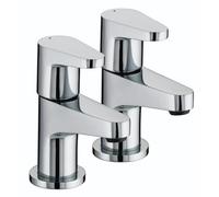 Bristan Qst 1/2 C Quest Basin Taps Chrome Basin Pillar Taps Pair 1/2" Tap