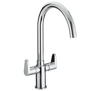 Bristan QST SNK EF C Quest Easyfit Kitchen Sink Mixer Tap with Swivel Spout, Chrome