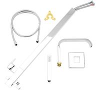 Bristan QU FSBSM C Qube Floor Standing Bath Shower Mixer, Chrome