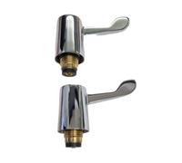 Bristan R 1/2 LEV Basin Tap Reviver With Lever Handles Chrome Basin Pillar Taps