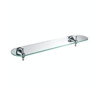 Bristan N2 Shelf C 1901 Glass Shelf Brass Chrome Plated