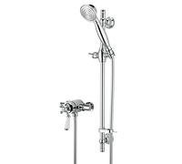 Bristan R2 SHXAR C Regency 2 Shower Valve with Adjustable Riser Kit - Chrome, Metallic