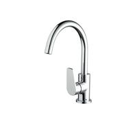 Bristan Raspberry Easyfit Monobloc Kitchen Sink Mixer Tap including Base | Chrome | Brass | 115mm x 295mm