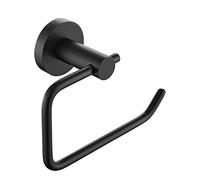 Bristan RD BLK Round Toilet Roll Holder, Black