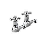 Bristan Regency Basin Taps | Chrome | Brass | 45mm x 140mm