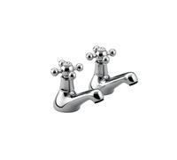 Bristan Regency Bath Taps | Chrome | Brass | 50mm x 86mm