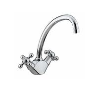 Bristan Regency Easyfit Kitchen Sink Mixer Tap | Chrome | Brass | 50mm x 280mm