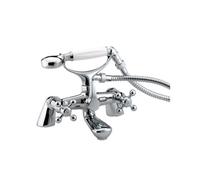 Bristan Regency Luxury Bath Shower Mixer Tap | Chrome | Brass | 224mm x 195mm