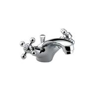 Bristan Regency Mono Basin Mixer Tap with Pop Up Waste | Chrome | Brass | 155mm x 100mm