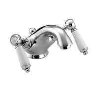 Bristan RS2 BAS C Renaissance Basin Mixer with Pop-up Waste Bathroom Tap, Chrome
