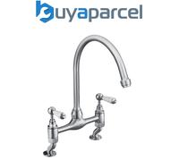 Bristan Renaissance DSM Brushed Nickel Deck Mounted Kitchen Mixer Tap