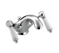 Bristan Renaissance Basin Mixer with Pop-up Waste Bathroom Taps, Chrome Plated (RS2 BAS C)