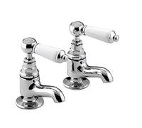 Bristan RS2 Van C Renaissance Vanity Basin Taps Bathroom, Chrome