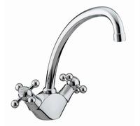 Bristan RG SNK EF C Regency Easyfit Kitchen Sink Mixer Tap with Swivel Spout, Chrome