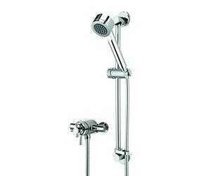 Bristan RO2 SHXAR C Rio Thermostatic Surface Mounted Shower Valve with Adjustable Riser - Chrome