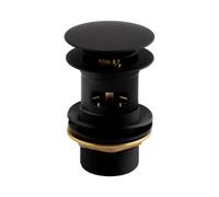 Bristan Round Basin Clicker Waste Slotted Black