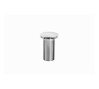 Bristan Round Cap Unslotted Clicker Basin Waste | Chrome | Brass | 66mm x 88mm x 66mm