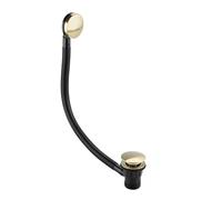 Bristan Round Clicker Bath Waste Brushed Brass