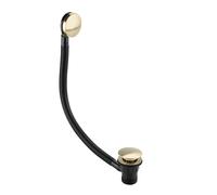 Bristan Round Clicker Bath Waste Brushed Brass