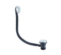 Bristan Round Clicker Bath Waste with Overflow | Chrome | Brass | 70mm x 600mm x 60mm