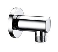 Bristan Round Shower Wall Outlet | Chrome | Brass | 80mm x 80mm x 55mm