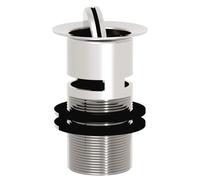 Bristan Round Slotted Fliptop Basin Waste | Chrome | Brass | 60mm x 78mm x 60mm