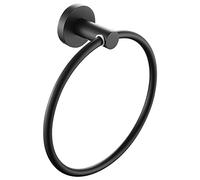 Bristan Round Towel Ring Black