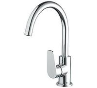 Bristan Raspberry Kitchen Tap - swivel spout, single lever EasyFit chrome kitchen sink tap, RSP EFSNK C