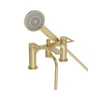Bristan Saffron Bathroom Taps, Brushed Brass Bath Shower Mixer tap | SAF BSM BB, Modern design, Matching bathroom sink taps available, Lifetime Cover