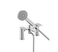 Bristan Saffron Bathroom Taps, Chrome Bath Shower Mixer tap | SAF BSM C, Modern design, Matching bathroom sink taps available, Lifetime Cover