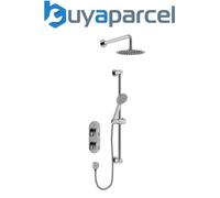 Bristan Saffron Concealed Dual Control Shower Pack Chrome