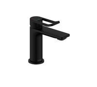 Bristan Saffron Eco Start Small Basin Mixer With Clicker Waste Black