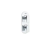 Bristan SAI SHCDIV C Sail Recessed Thermostatic Dual Control Shower Valve with Integral Two Outlet Diverter, Chrome