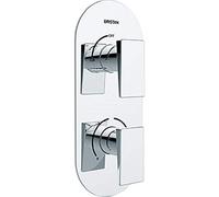 Bristan SAI SHCVO C Sail Recessed Thermostatic Dual Control Shower Valve, Chrome