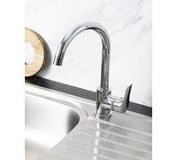 Bristan Se Snk C Seltz Monobloc Kitchen Tap Chrome Single Lever + Flexi Fixings
