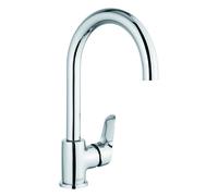 Bristan Se Snk C Seltz Monobloc Kitchen Tap Chrome Single Lever + Flexi Fixings