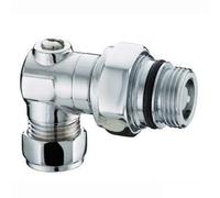 Bristan SKINLET-2CP Isolation Elbows (Pair), Chrome